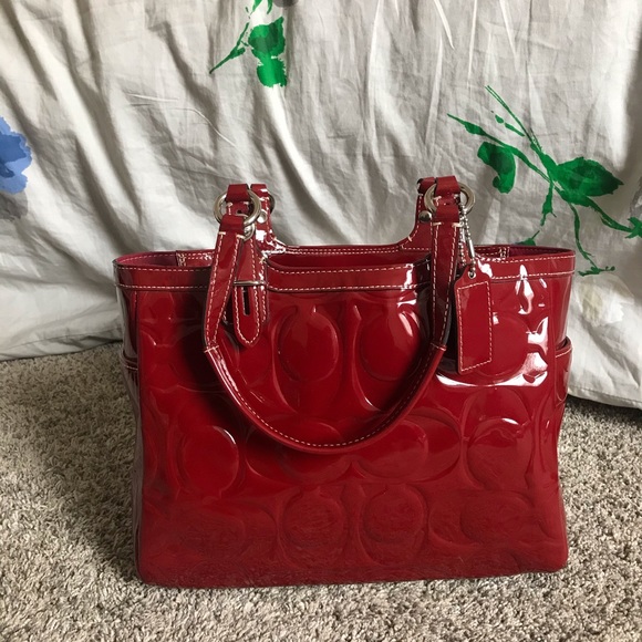 Coach Handbags - Red Coach Purse!